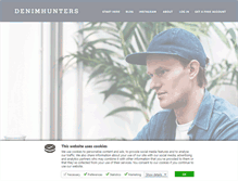Tablet Screenshot of denimhunters.com